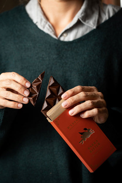Barra Bitter Sin Azúcar 75g - D'Cuento Chocolates - - 