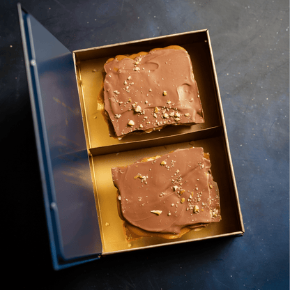 Caja Libro Toffee Crocante Leche 300g