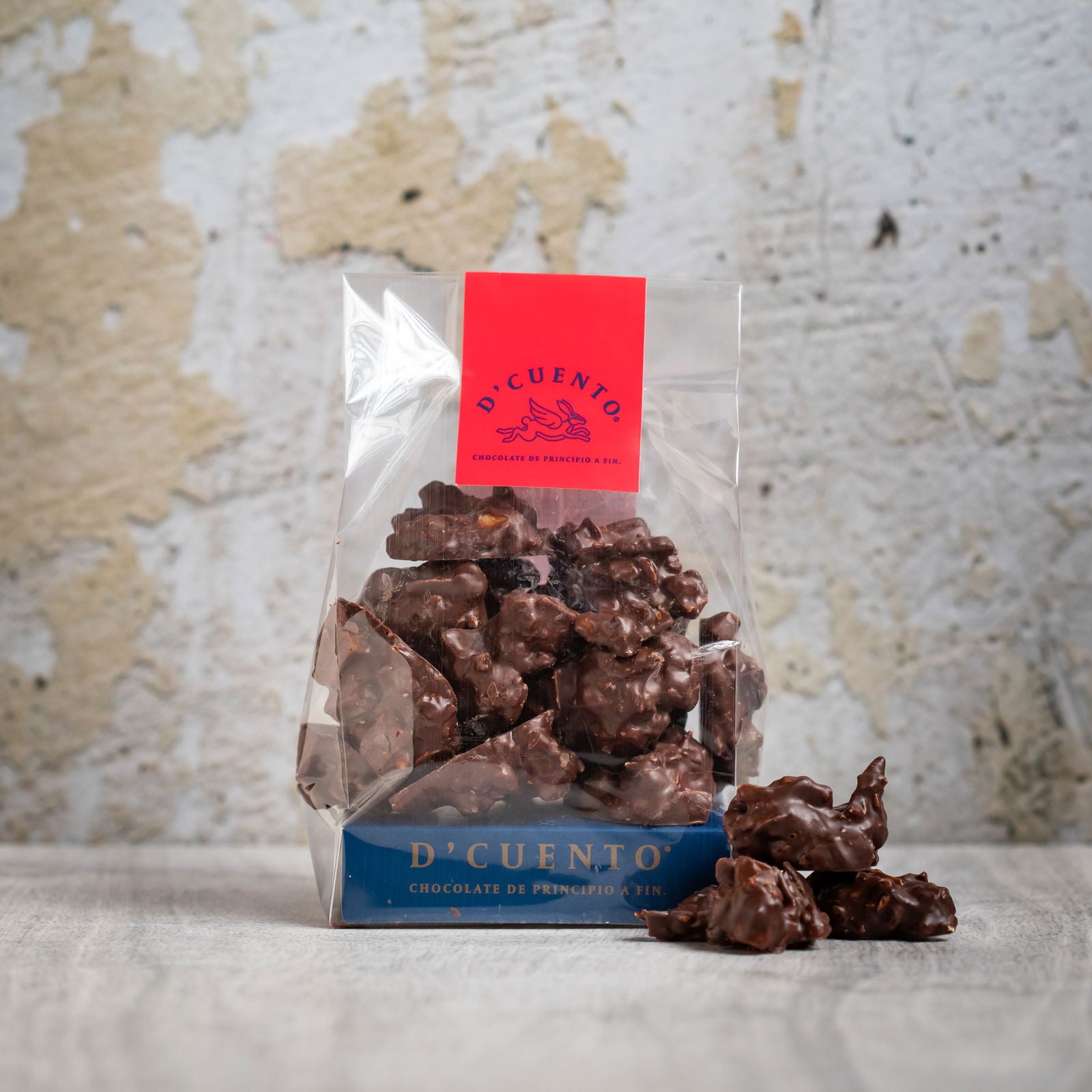 Ricitos de Almendra Chocolate Bitter 150g - D'Cuento Chocolates - - 