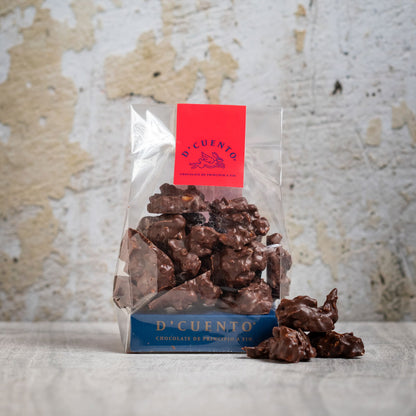 Ricitos de Almendra Chocolate Bitter 150g - D'Cuento Chocolates - - 