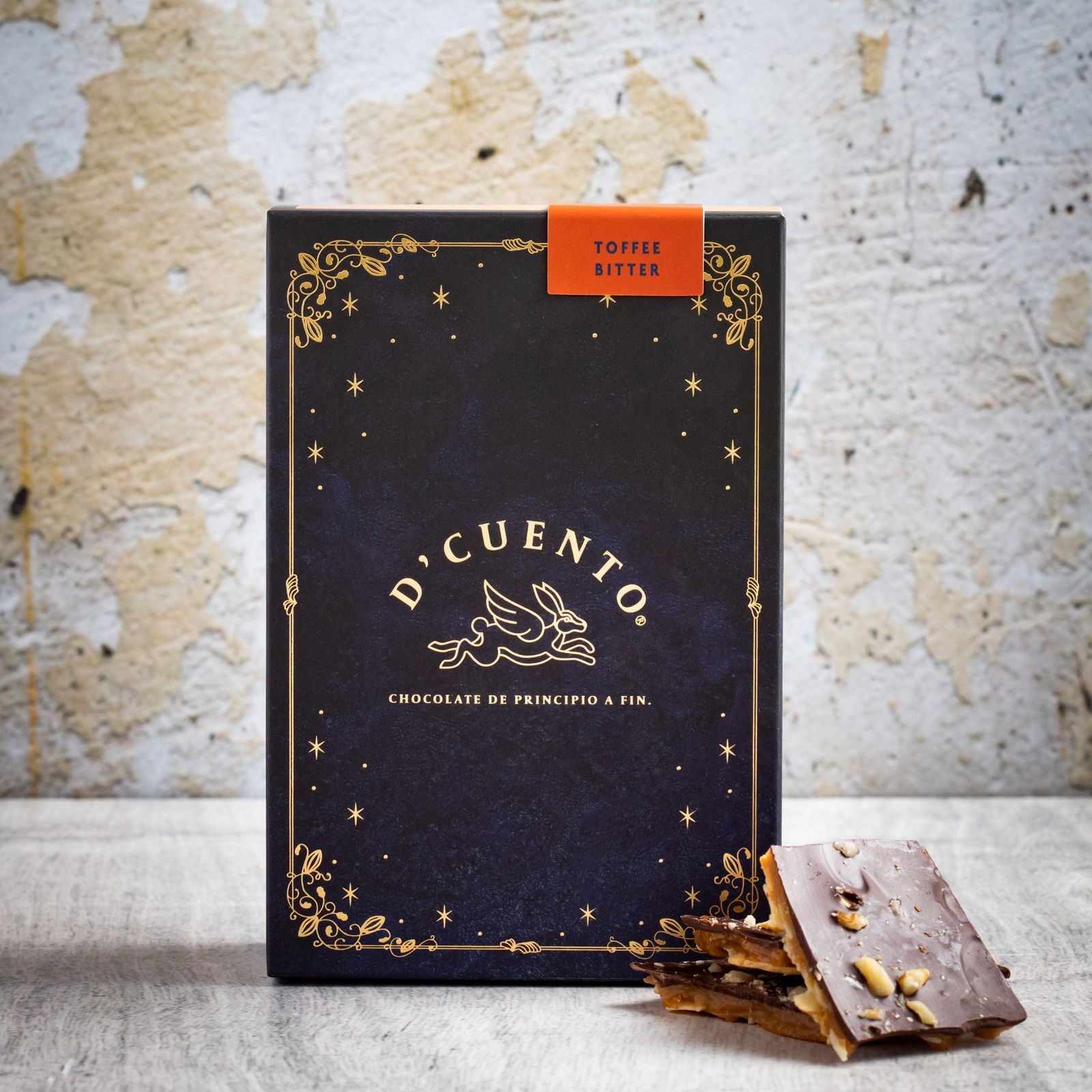 Toffee Crocante Bitter 200g - D'Cuento Chocolates - - 
