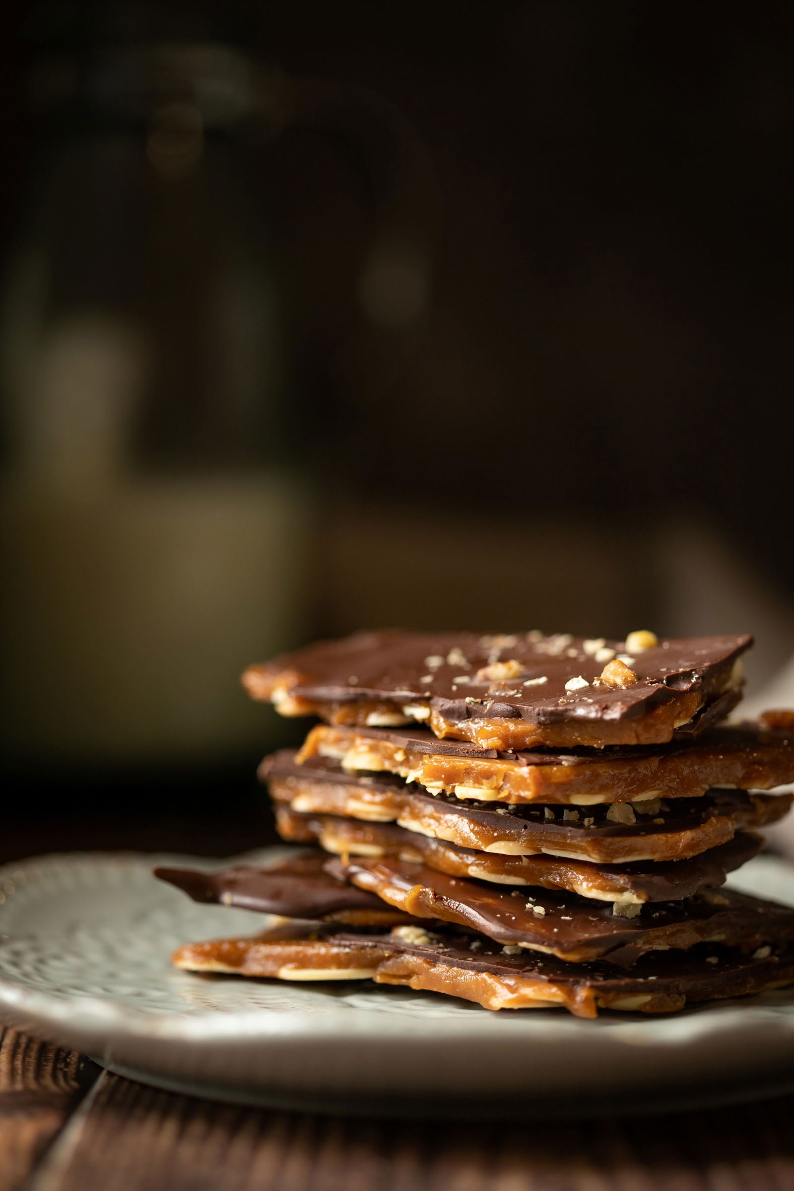Toffee Crocante Bitter 200g - D'Cuento Chocolates - - 