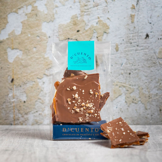 Toffee Crocante Leche 125g - D'Cuento Chocolates - - 